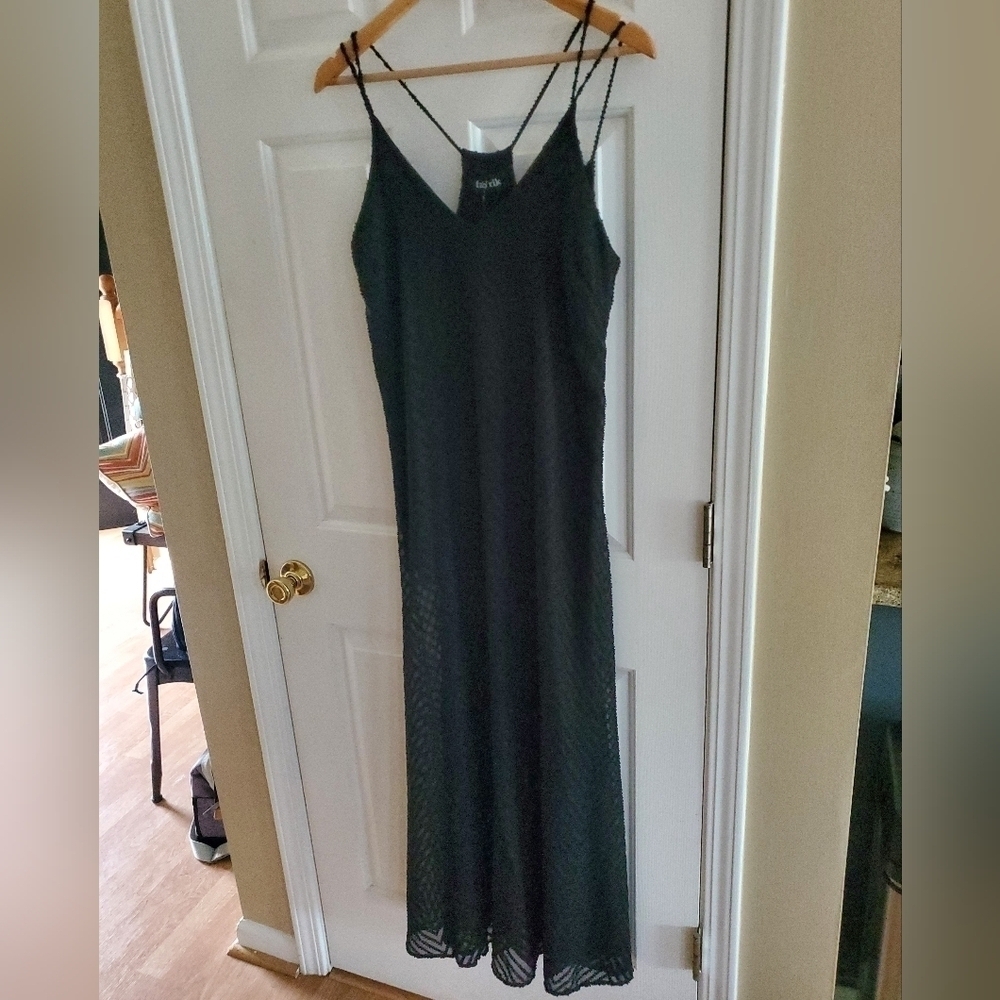 NWT Fab'rik Lydia Mesh Maxi Dress Size M